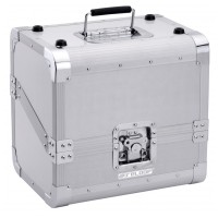 Reloop 80 record case Stříbrná