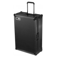 UDG Ultimate Flight Case Multi Format XXL Black Plus (Laptop Shelf, Trolley + Wheels)