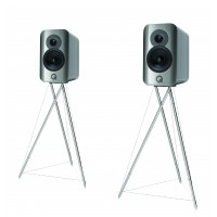 Q Acoustics Concept 300 stříbrná/eben