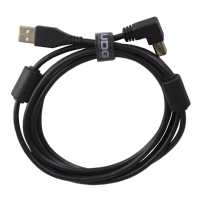 UDG Ultimate Audio Cable USB 2.0 A-B Black Angled 1m