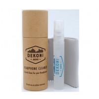 DEKONI AUDIO Headphone Cleaning Set with Spray and Microfiber Cloth
