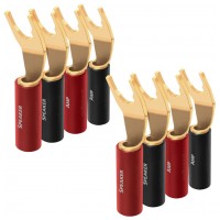 Audioquest SureGrip 100 vidličky (set po 8 ks) gold