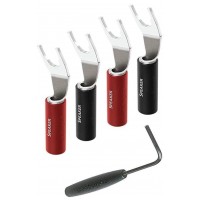 Audioquest SureGrip 100 vidličky (set po 8 ks) silver