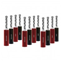 Audioquest SureGrip 100 BFA banana (box 12ks) silver