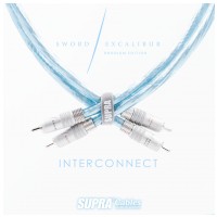 SUPRA  SWORD-ISL RHODIUM AUDIO 1 m