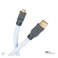 SUPRA  USB 2.0 A-Micro B Blue 1 m