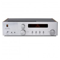 JBL SA750 - integrovaný zesilovač se streamerem, 2 x 120 W stříbrný + dřevěné bočnice