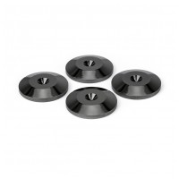 Dynavox Sada podložiek na hroty 4 ks čierne