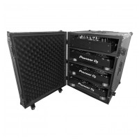 UDG Ultimate Flight Case for 4 CDJ/MIXER Black Plus