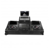 UDG Ultimate Flight Case Set AlphaTheta CDJ-3000X/Pioneer DJ DJM-A9 Blk Plus (L&W)  Black