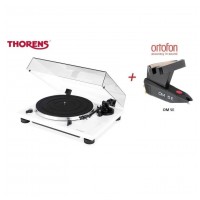 Thorens TD 201 White + Ortofon OM 5E Piano white