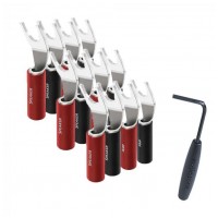 Audioquest SureGrip 100 vidličky (set po 12 ks) silver