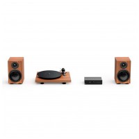 ProJect Colourful Audio System 2 - All-in-one Hi-Fi systém s gramofonem Walnut