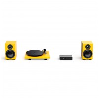 ProJect Colourful Audio System 2 - All-in-one Hi-Fi systém s gramofonem Satin Yellow