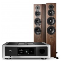 STEREOSET NAD M33 V2 + Dynaudio Evoke 50 Walnut Wood