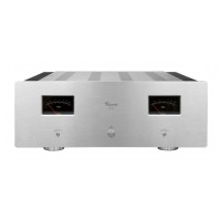 Vincent SP-332 – hybridní stereo koncový zesilovač 2 × 250 W s XLR a VU metry Stříbrný